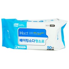 맑은하루 핵트 베이킹소다 청소포 50매 30cm x 20cm, 5개