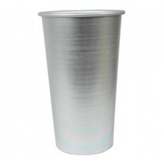 물통 생화통 시보리 - 중 알루미늄 : (17X30cm) 생화 조화 드라이 플라워 화분 꽃바구니 선물 포장 플라워 원데이클래스