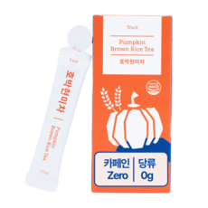 트루티 호박현미차 고소한 액상차 호박차 현미차 붓기 무카페인 저당음료 물대용, 25mg, 15개입, 1박스