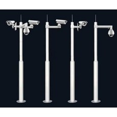 가정용 CCTV 거치대 홈카메라 브라켓 홈캠 기둥 2.5m, 1개, 3m, 상세페이지 참고