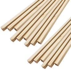 아이베란다 나무쫄대 묶음 목재 원목 합판 얇은 비닐 쫄대 각재 각목, 1개, 소나무12x12x800mm(15개)