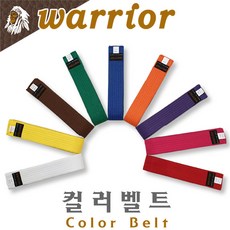 [warrior] 컬러벨트(색띠) / 태권도 합기도 격투기 특공무술 해동검도 / 컬러9종 / 넓이4cm 길이160cm, 파랑색, 1개