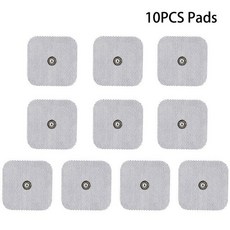 물리 치료 Tens 전극 패드 마사지 전기 컴펙스 근육 자극기 패치 전도성 젤 펄스 압력, 09 10pcs, [09] 10pcs