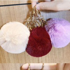 별도표기 STYLE 폼폼이 키링 장식고리 털 가방 악세사리 선물