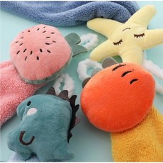 제나 캐릭터 어린이집 고리 수건, 5p, 별