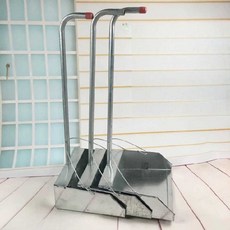 대형 철제 쓰레받기 공장 아파트 공원 스텐 야외 청소, 1개