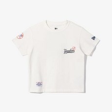 [뉴에라 키즈] MLB 홈 치어링 뉴욕 양키스 도넛 티셔츠 오프화이트