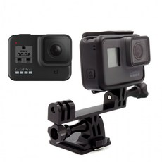 고프로 히어로9 알미늄 더블 마운트 듀얼 LED 브라켓 고프로9 고프로8 고프로7 GOPRO9 블랙 호환 악세서리20daily, 상세페이지 참조