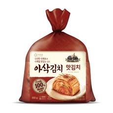 아워홈 아삭김치 맛김치(900g) / 국산 발효흑마늘 첨가