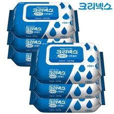 크리넥스 코튼클린 수앤수 물티슈 캡96매 x6개, 단품