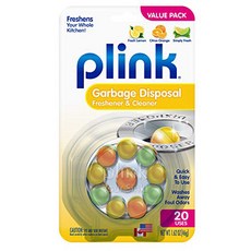 Plink 9013 Garbage Disposal Cleaner and Deodorizer Variety Pack 20-Count, 1개