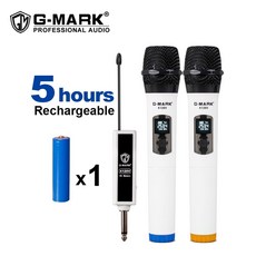 무선 마이크 녹음 노래방 다이나믹 휴대용 마이크 리튬 배터리 수신기, 중국