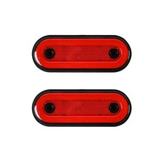 에이치 스토리 LED 면발광 슬림 차폭등(12v~24v 가능) 거침대 미포함 A 스타일, 레드, 2개