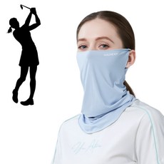 프레페리토 햇볕 UV 자외선 차단 스포츠 골프 마스크 얼굴 가리개