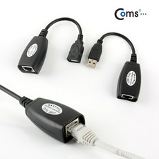 (COMS) USB 리피터(RJ45)/BE269/무전원/최대45M연장 BE269