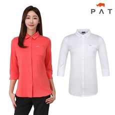 PAT 8부 오픈 셔츠형 카라 티셔츠 1G45160