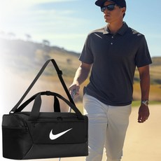 나이키보스턴백 옷가방 운동가방 골프 남성여성 경량 폭50cm 신발 전용포켓, 블랙