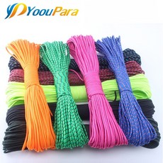 33컬러 파라코드 3mm 100FT 50FT 로프 1 Strand 야외 서바이벌 장비 빨랫줄 DIY 팔찌 도매 장비세트 장비재료장비병원, 05 393, 02 50ft