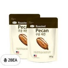 리치팜너트 구운 피칸, 190g, 28개