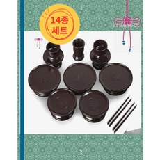 성묘 필수품 휴대용 고급 제기세트 제사상 14종 세트, 1개