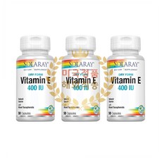 Solaray 솔라레이 비타민E 400IU Vitamin E 400 IU 토코페롤 50정 3개