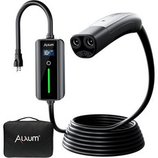 Alxum 16A Tesla 모바일 충전기 - 모든 모델 Y/3/S/X 사이버트럭 16.4와 호환되는 Tesla 110V 충전기용 레벨 1 EV 충전기FT 테슬라 월 커넥터(NEM, 1개
