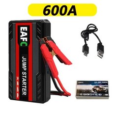자동차점프스타터 비상시동배터리 휴대용 EAFC 충전기 부스터 자동 장치 2000A 12V, 1개, 1) 600A Starter