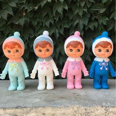 북유럽 베이비 루버돌 인형 피규어 레트로 빈티지 미니어쳐 아기방 꾸미기 소품 데코, 베이비루버돌 B타입, 스카이블루