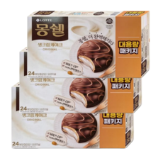롯데 롯데 몽쉘 오리지널 생크림케이크 816gX3개, 816g, 3개