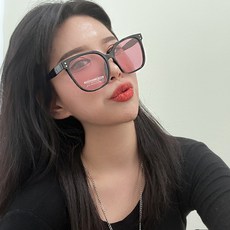 VANANA2 투포인트 오버프레임 남녀공용 컬러 틴트 뿔테 선글라스 5color