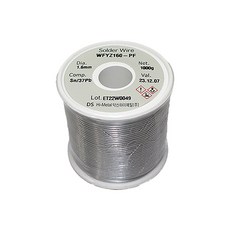 덕산하이메탈 일반납 유연실납 S63 1.6mm 1kg [Sn63/Pb37] 덕산납 납땜용납 Soldering Wire, 덕산하이메탈 유연실납 S63 1.6mm 1kg