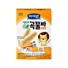 일동후디스 아이얌 순곡물바 당근, 40g, 4개