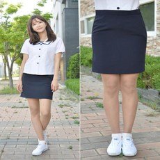 하복 스판 네이비 교복치마 짧은 교복 치마 중학생 교복 치마 슬림 교복 치마 일본 교복 치마