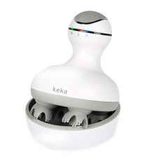 keka 두피 마사지기 머리 안마기 건습양용 실리콘 저소음 전신사용 USB, keka-4001