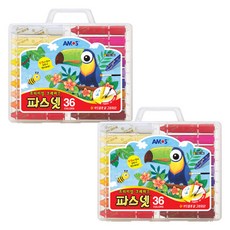 모나미36색크레파스
