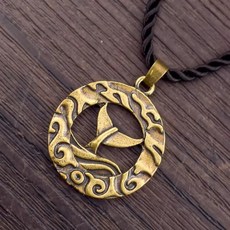 고래꼬리펜던트순금