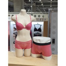 [섹시쿠키]룩백 핑크 프론트훅 커플셋트 WBW145WPW147MDW145
