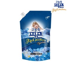 피죤 리치퍼퓸 시그니처 아이스플라워 섬유유연제 리필, 1.6L, 1개