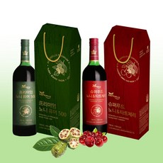 태국 직영 농장에서 재배한 프리미엄 노니 퓨어 500 1병(750ml) / 슈퍼푸드 노니 몽모랑시 타트체리 혼합 1병(750ml) 원액 100% 엑기스