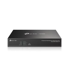 티피링크 VIGI NVR1004H-4P 4채널 IP 카메라 CCTV NVR 녹화기, 1개 - 4채널nvr