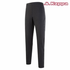KAPPA 카파 여자 기모 플리스 슬림 팬츠 차콜