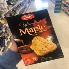 해외)Dare 데어 나뭇잎 모양 메이플 쿠키 300g, 1개