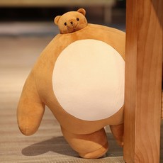 유키니 어깨깡패 소두곰 인형 머리 작은 곰돌이 쿠션
