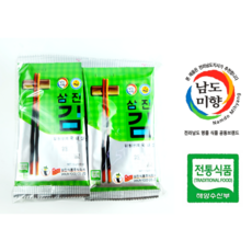 [전라남도 명품] 삼진 도시락용 도시락김 10 X 24봉 (총240봉)