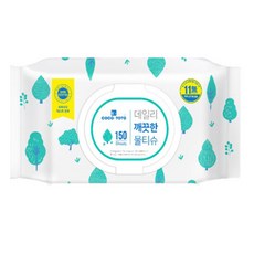 [조한스토어] 코코토토 데일리 깨끗한 물티슈 150매입 330g (캡형) 베이직 7단계 정수, 1개, 150개입