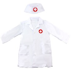 역할놀이 뉴 의사 가운 6181-8A/의사 간호사 유니폼 가운