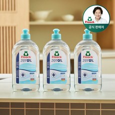[2024 신제품] 독일 맨손 주방세제 제로 500ml 3개 무색소 무향료, 주방세제 제로 3개