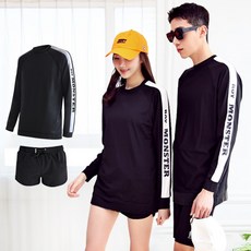 로이몬스터 체형커버 상하의 2장세트 라인오버핏래쉬