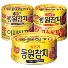 동원 참치 100g 5종 택1 x10캔, 10캔, 동원 김치찌개참치 100g