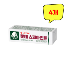 스피아민트 츄잉껌, 26g, 4개